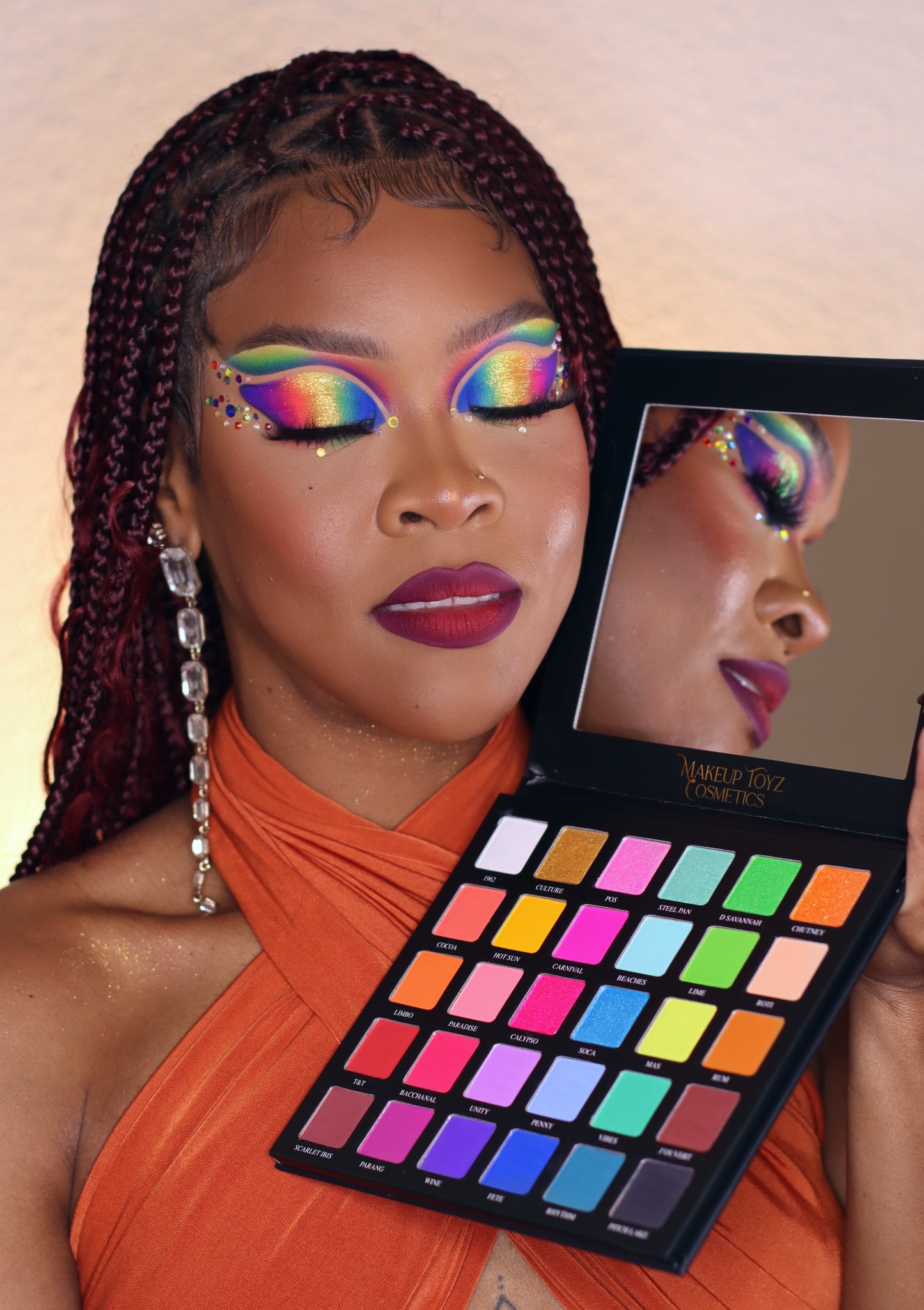 Makeup Toyz Cosmetics - Festival Of Colours eyeshadow palette