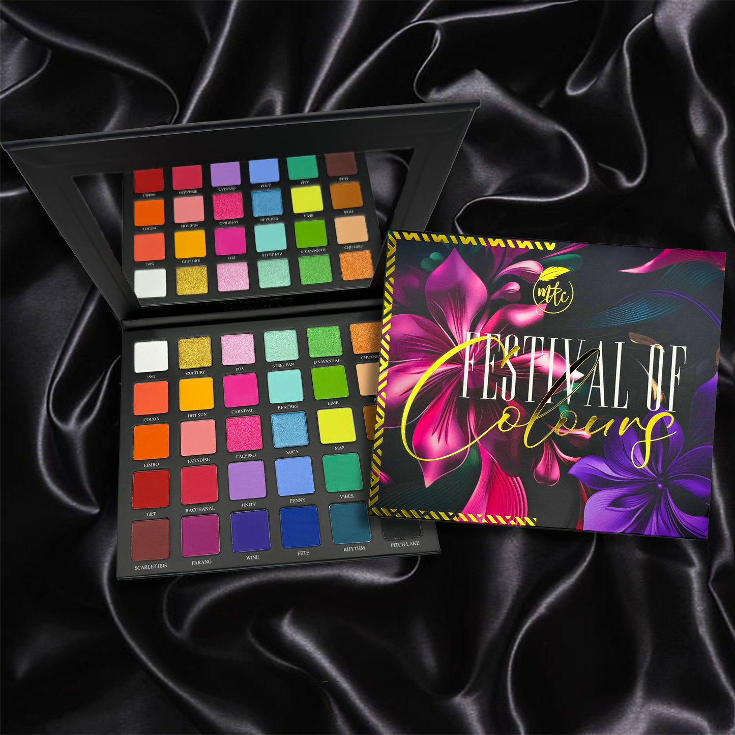 Makeup Toyz Cosmetics - Festival Of Colours eyeshadow palette